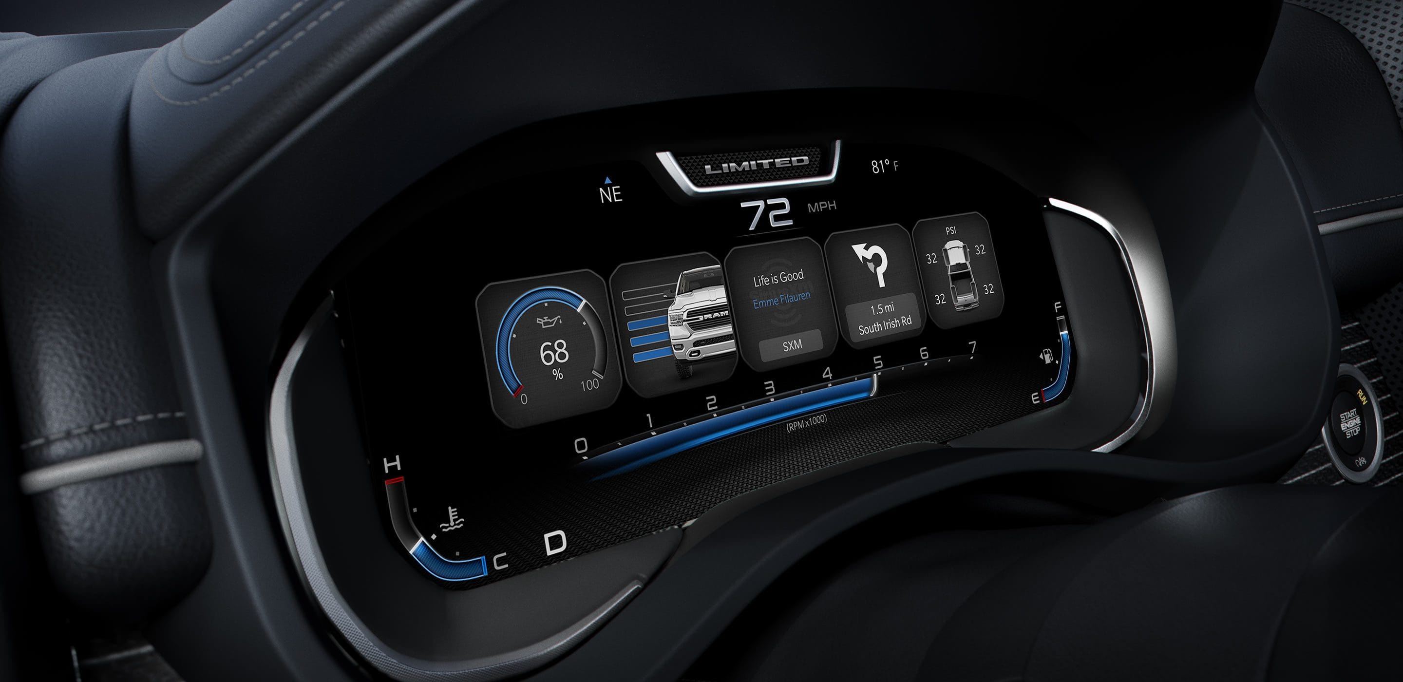 2024 Ram 1500 Speedometer