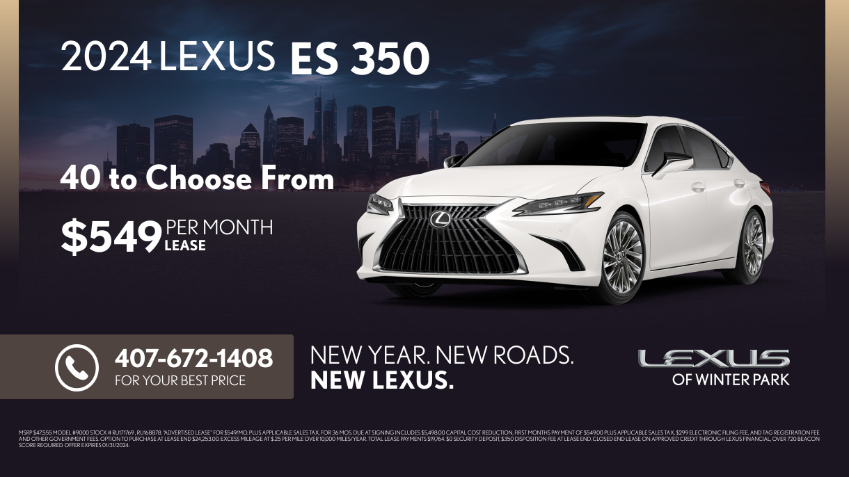 New Vehicle Specials - Lexus of Winter Park