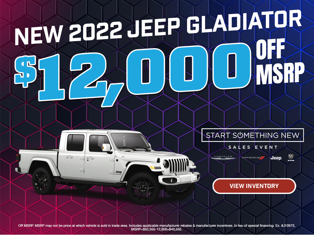 New Jeep Gladiator Special From St. Charles CDJR - St. Charles CDJR
