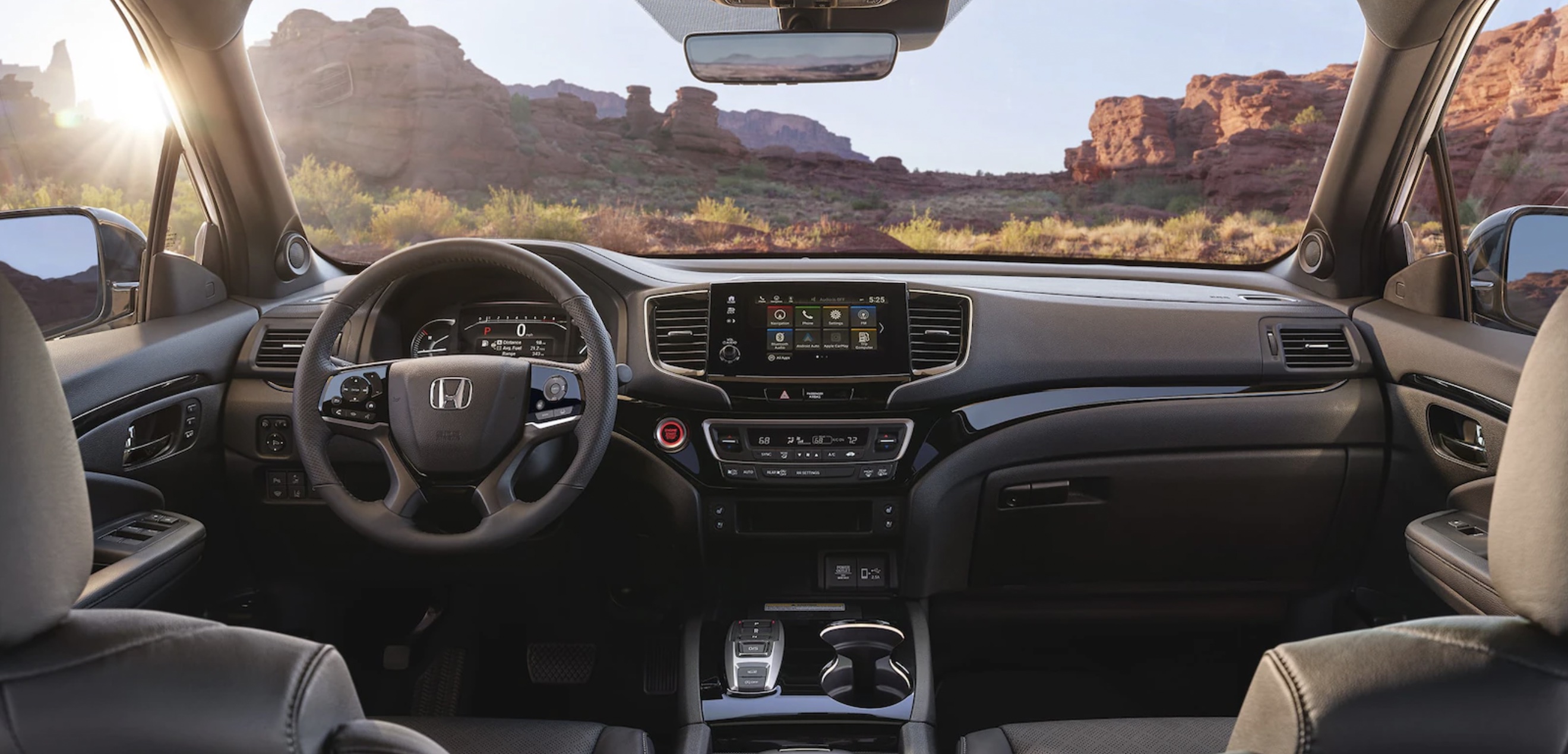 2024 Honda Passport Center Console