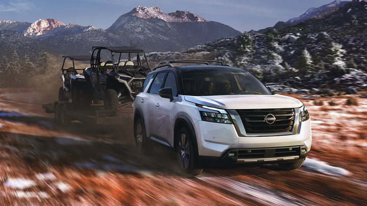 2024 Nissan Pathfinder on open road San Antonio 