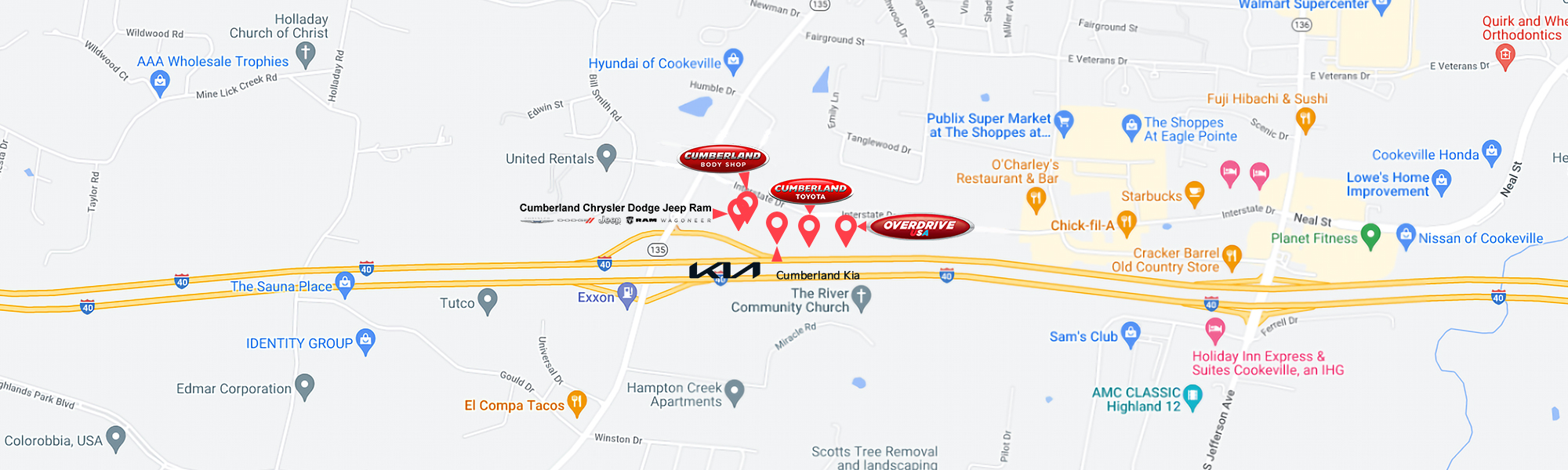 Hours & Directions to Cumberland Auto Center Cookeville TN Crossville