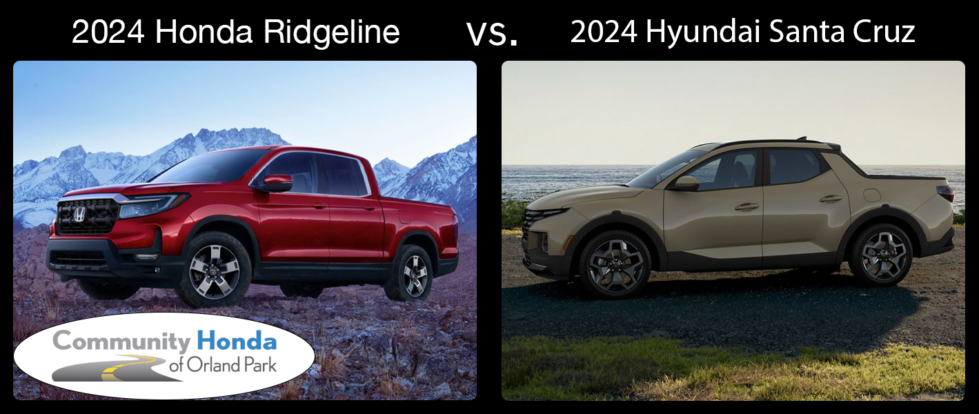 2024 Honda ridgeline vs 2024 santa cruz