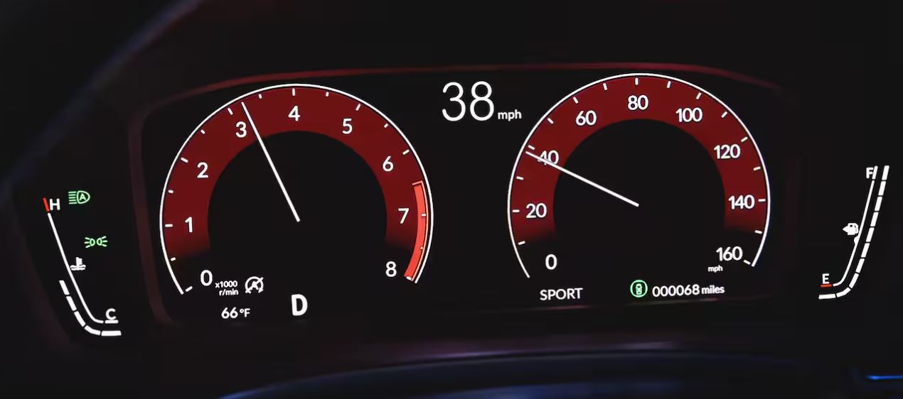 2024 Honda Civic Information Cluster