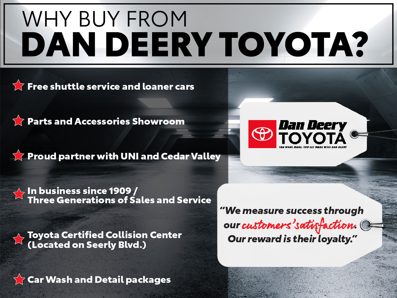 About Us - Dan Deery Toyota - Cedar Falls, Iowa, 50613