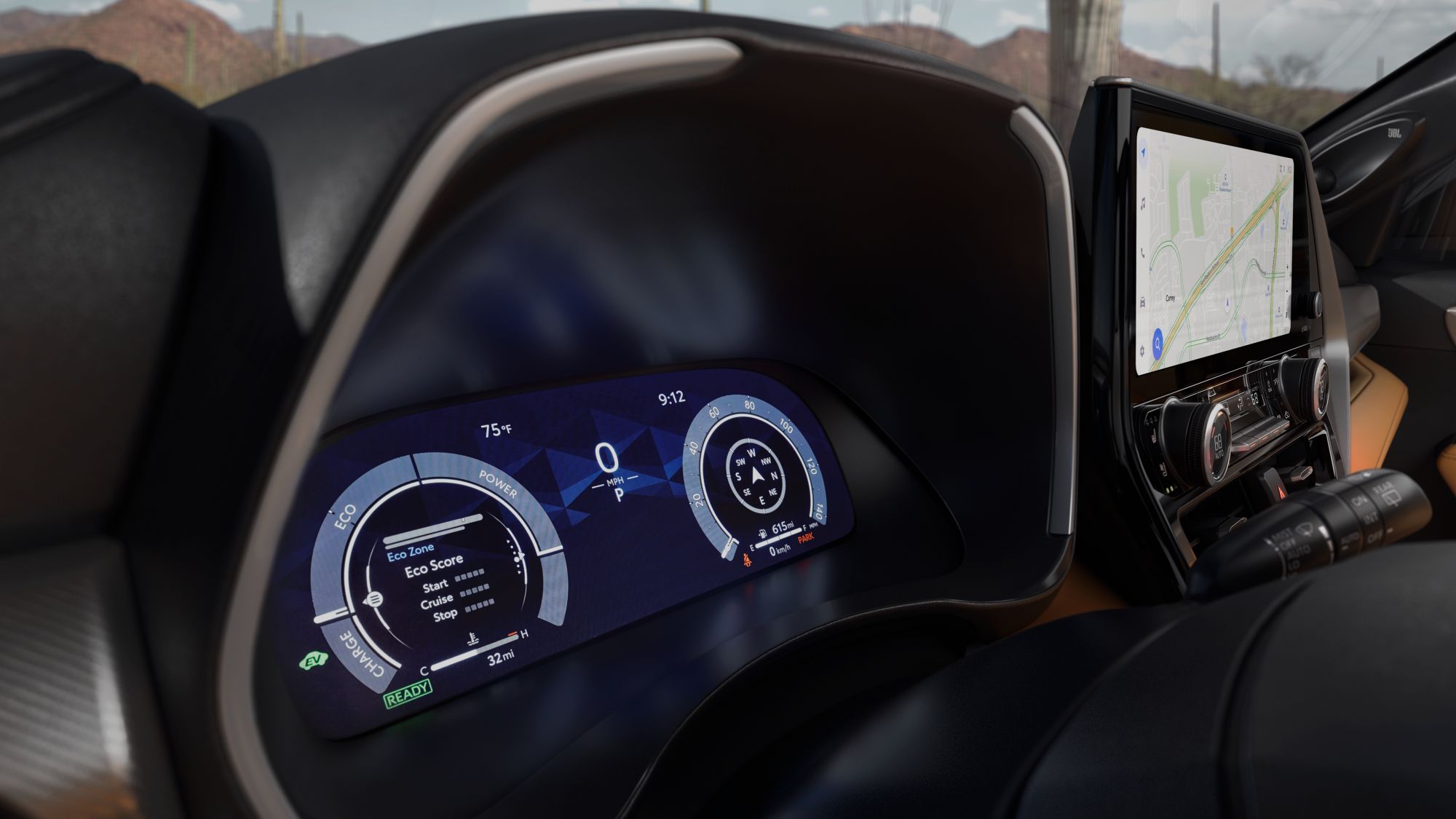 2024 Toyota Highlander Information Cluster