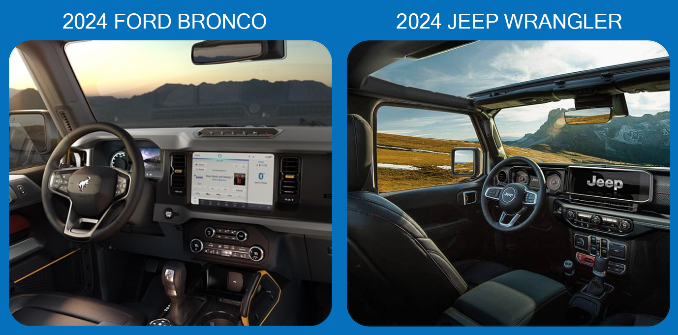 2024 Ford Bronco Vs. 2024 Jeep Wrangler 