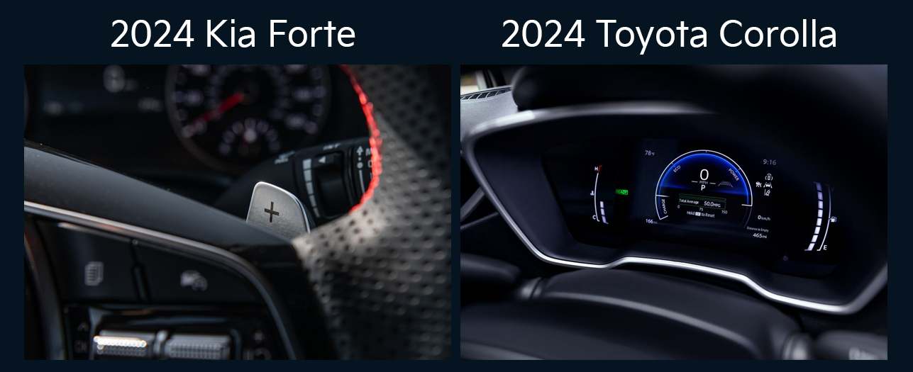 Full Comparison of the 2024 Kia Forte and the 2024 Toyota Corolla Evergreen Kia