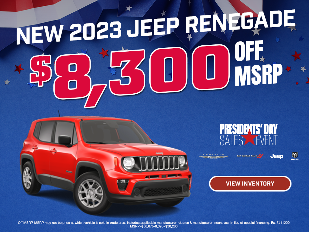 New Jeep Renegade Special From St. Charles CDJR - St. Charles CDJR