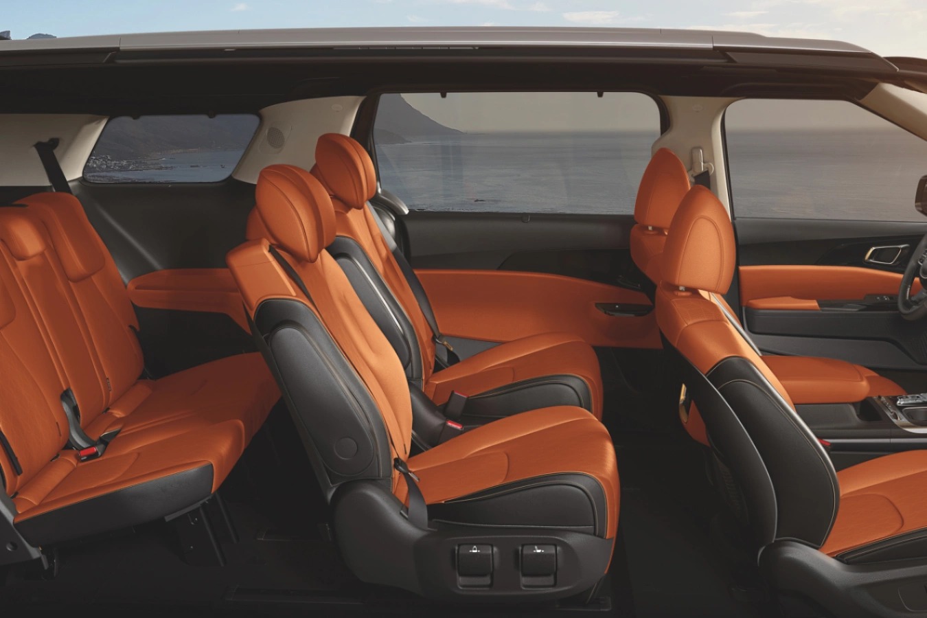 Full Seating Arrangement in the 2024 Kia Carnival