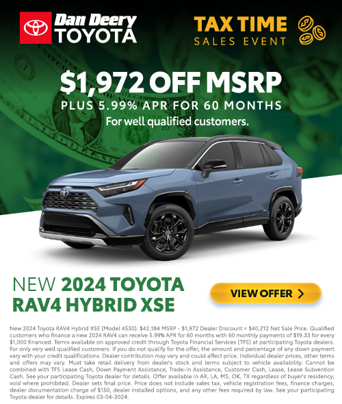 New Toyota Specials Dan Deery Toyota