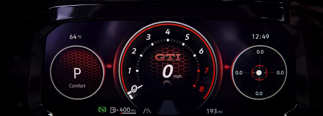 2024 Volkswagen Golf GTI Digital Instrument Cluster