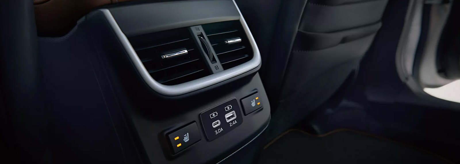 2024 Subaru Legacy Rear Vents and USB Ports