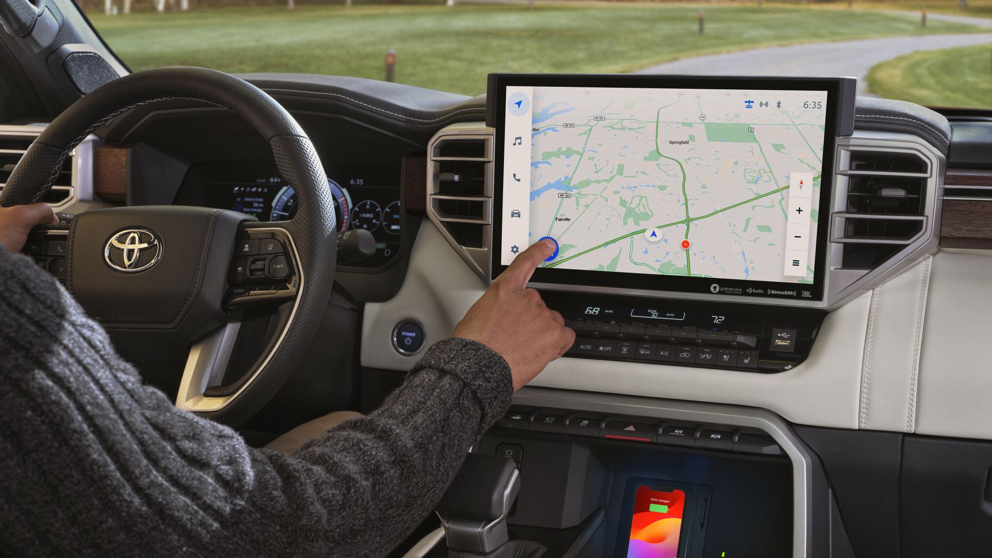 Infotainment Display in the 2024 Toyota Sequoia