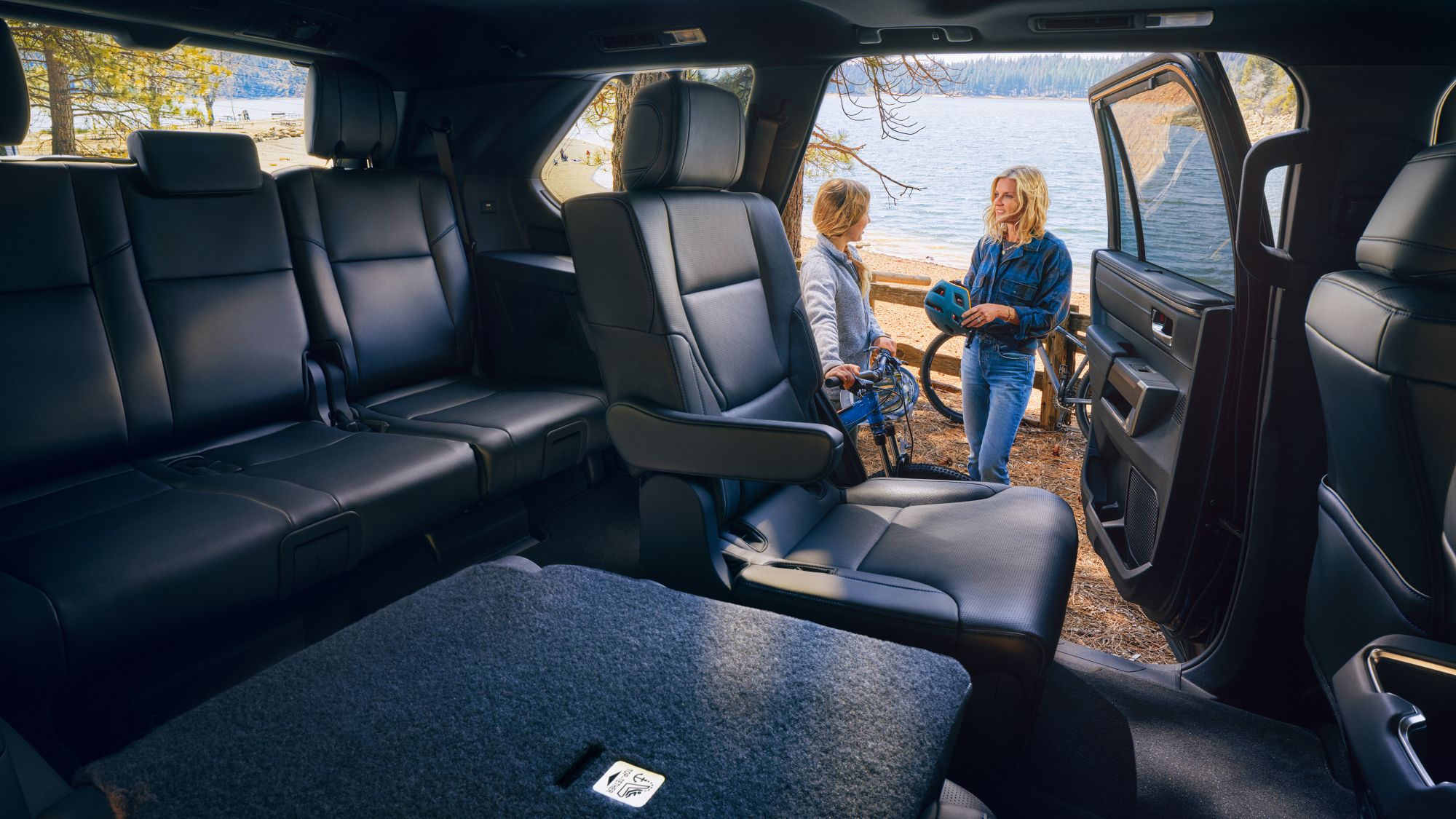 Second and Third Row Seating Arrangements in the 2024 Toyota Sequoia
