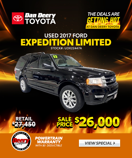 Pre Owned Vehicle Specials Dan Deery Toyota