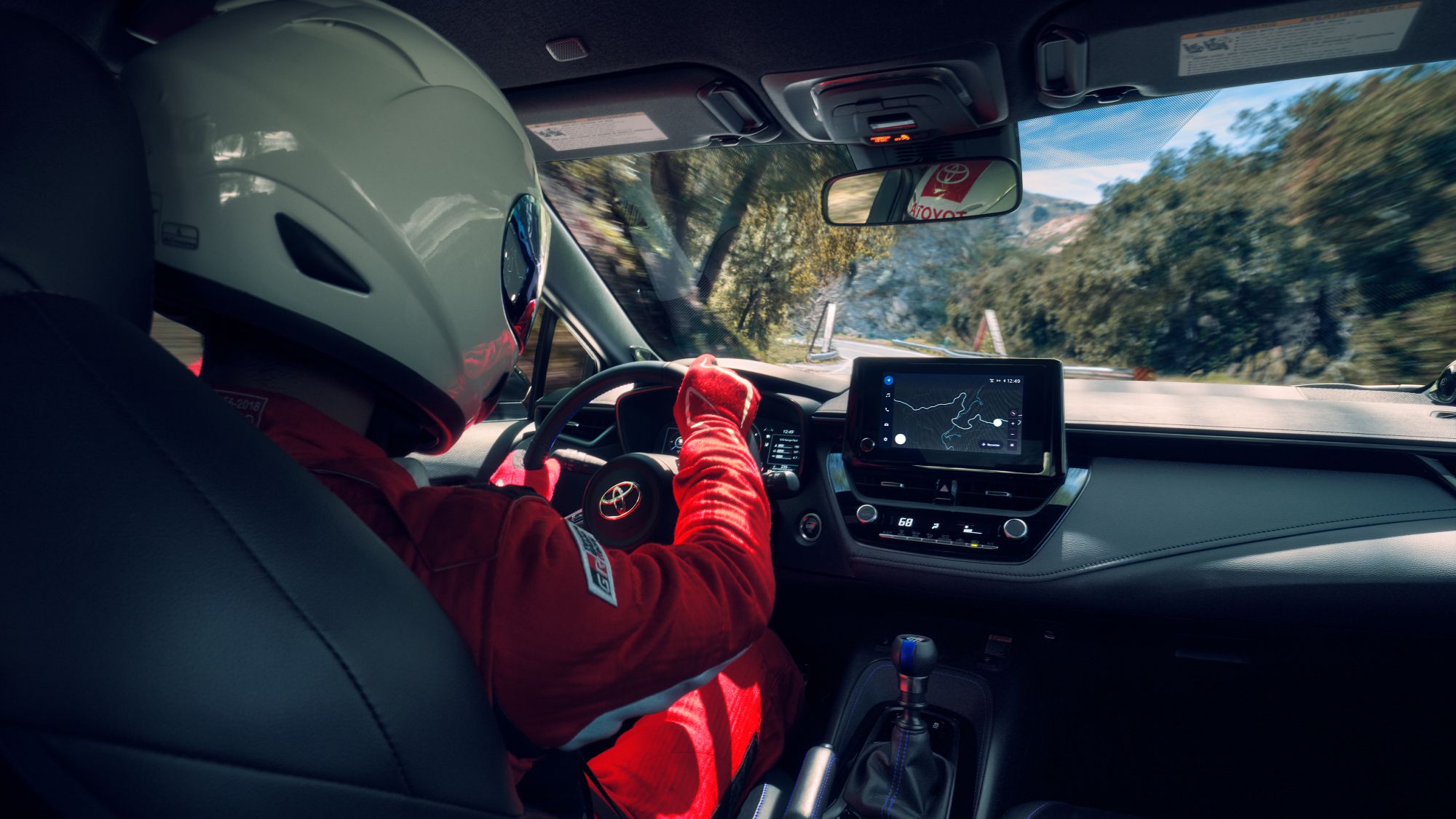 Front Interior View of the 2024 Toyota GR Corolla