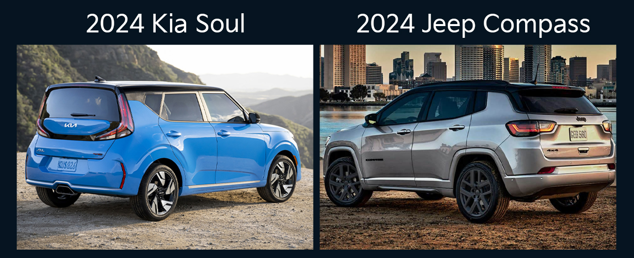 2024 Kia Soul vs. 2024 Jeep Compass