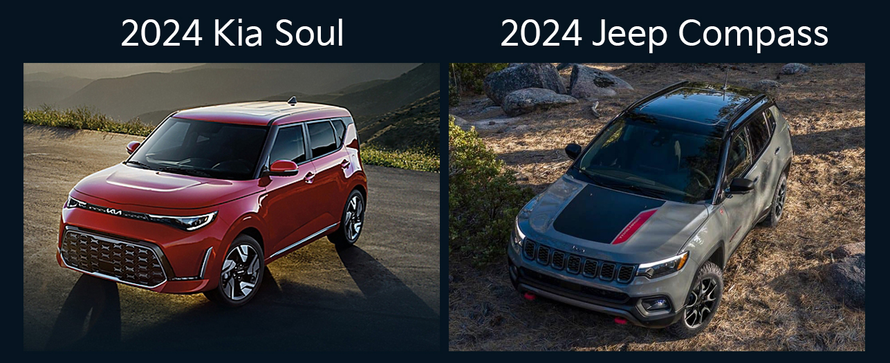 2024 Kia Soul vs. 2024 Jeep Compass