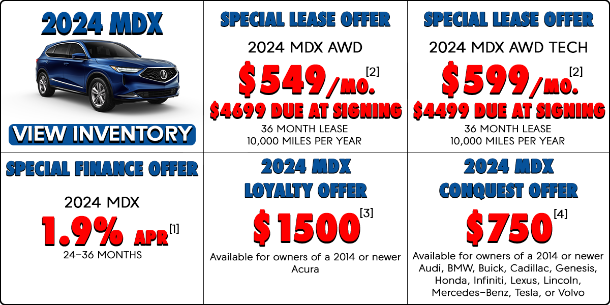 New Acura Specials