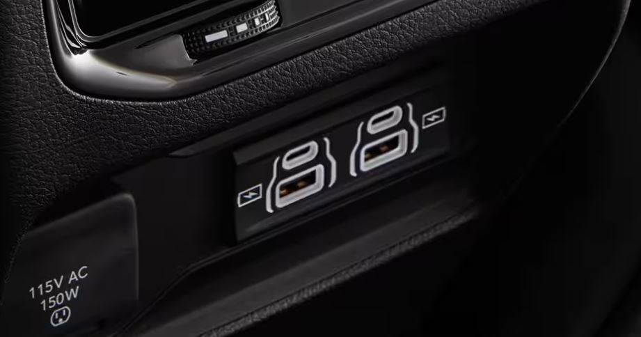 2024 Jeep Grand Cherokee L Limited Charging Ports