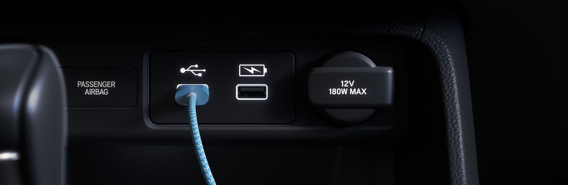 2024 Honda Civic Hatchback Charging Ports