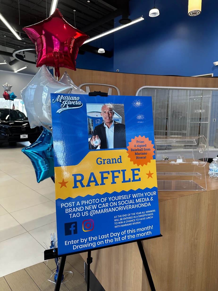 Mariano Rivera Honda Raffle - Mariano Rivera Honda