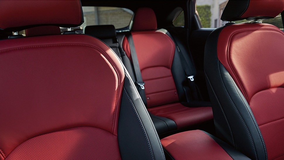 2024 INFINITI QX55 Red-Trimmed Seats