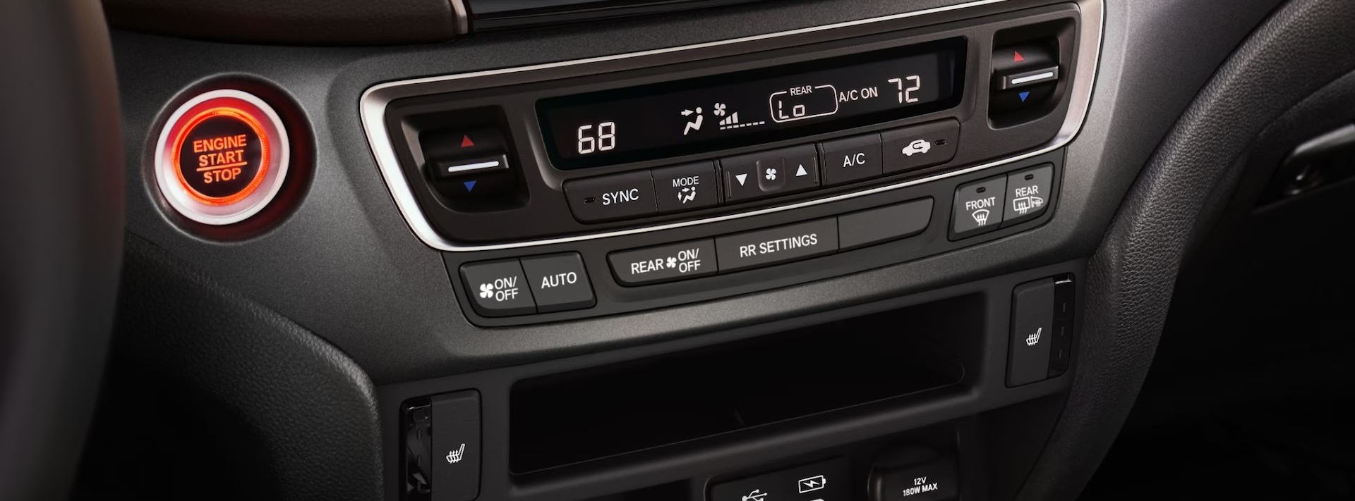 2024 Honda Passport Center Stack