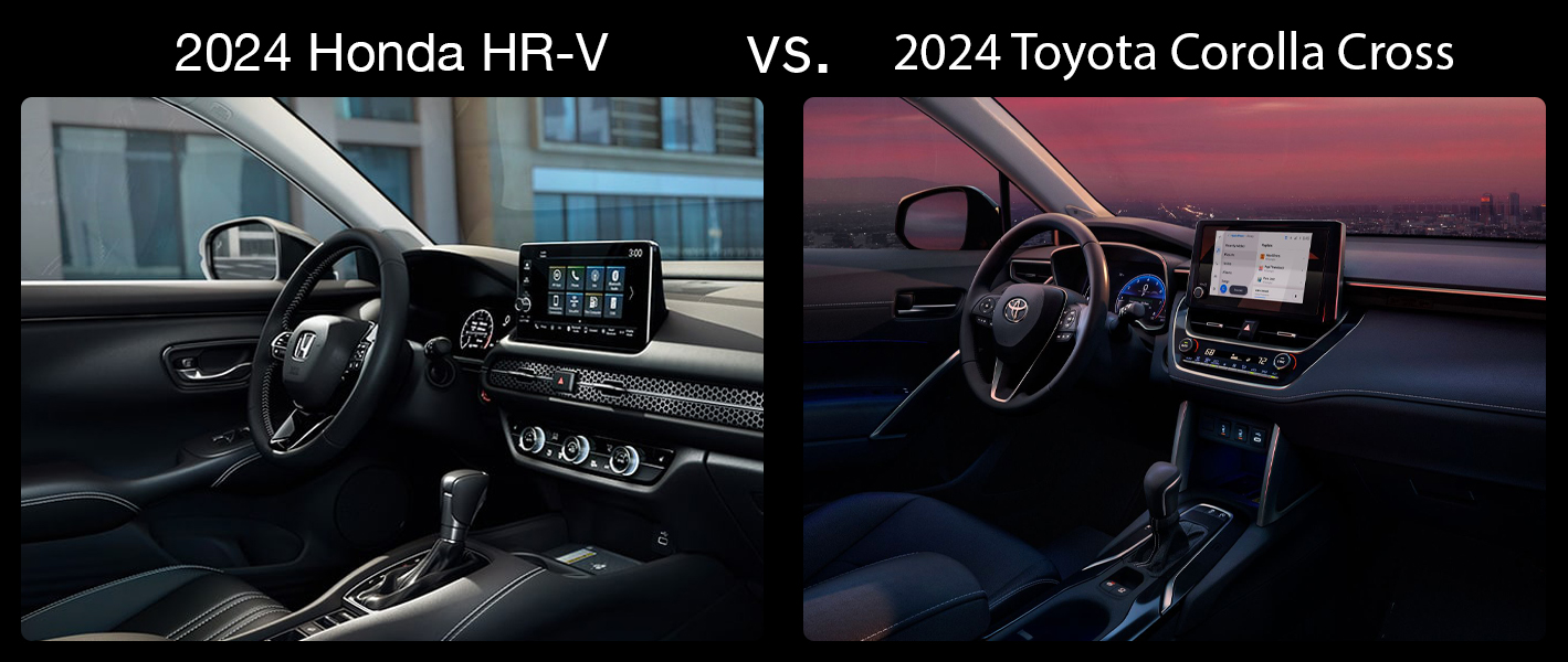 2024 Honda HR-V vs the 2024 Toyota Corolla Cross