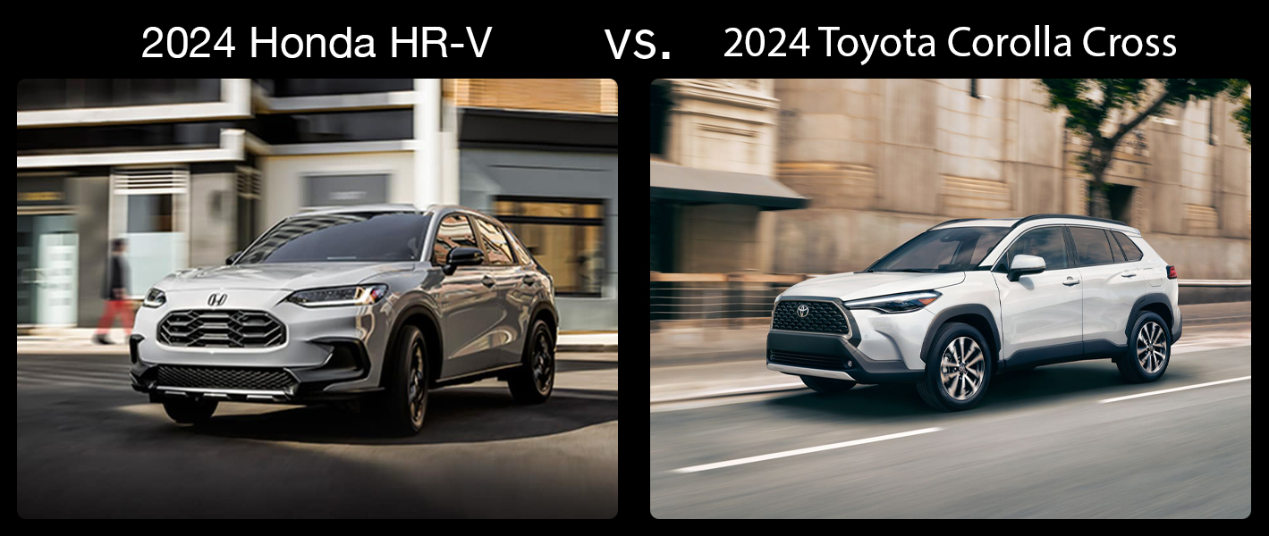 2024 Honda HR-V vs the 2024 Toyota Corolla Cross