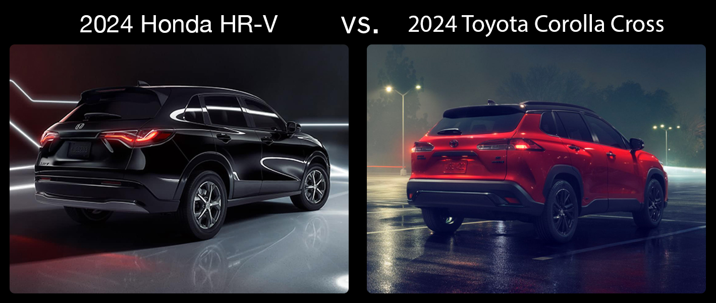 2024 Honda HR-V vs the 2024 Toyota Corolla Cross