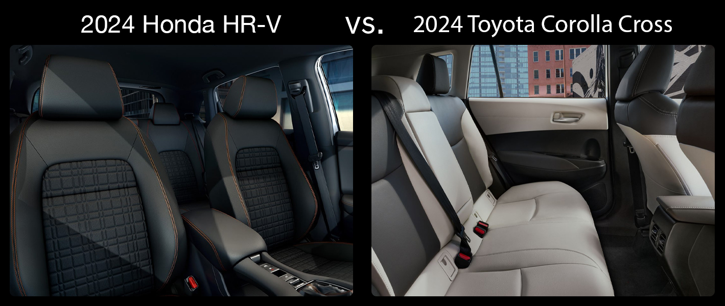 2024 Honda HR-V vs the 2024 Toyota Corolla Cross
