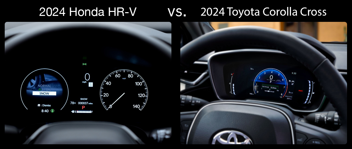 2024 Honda HR-V vs the 2024 Toyota Corolla Cross