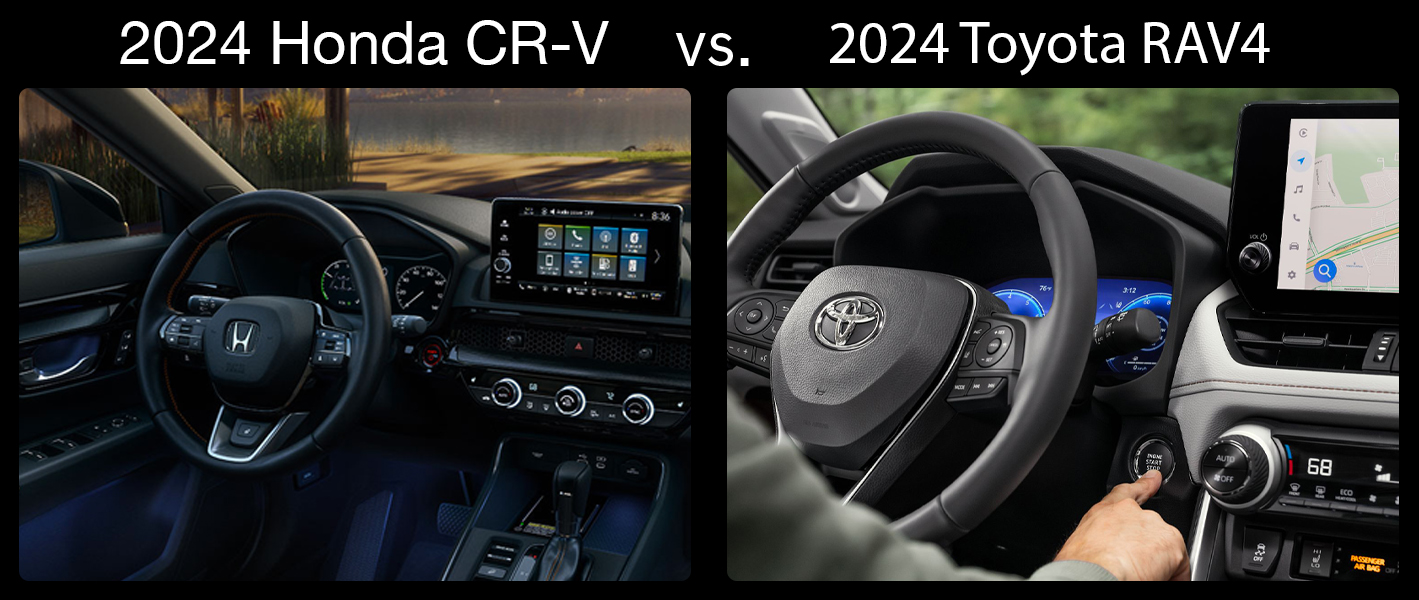 2024 Honda CR-V vs the 2024 Toyota RAV4