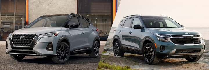 2024 Nissan Kicks and 2024 Kia Seltos Folsom