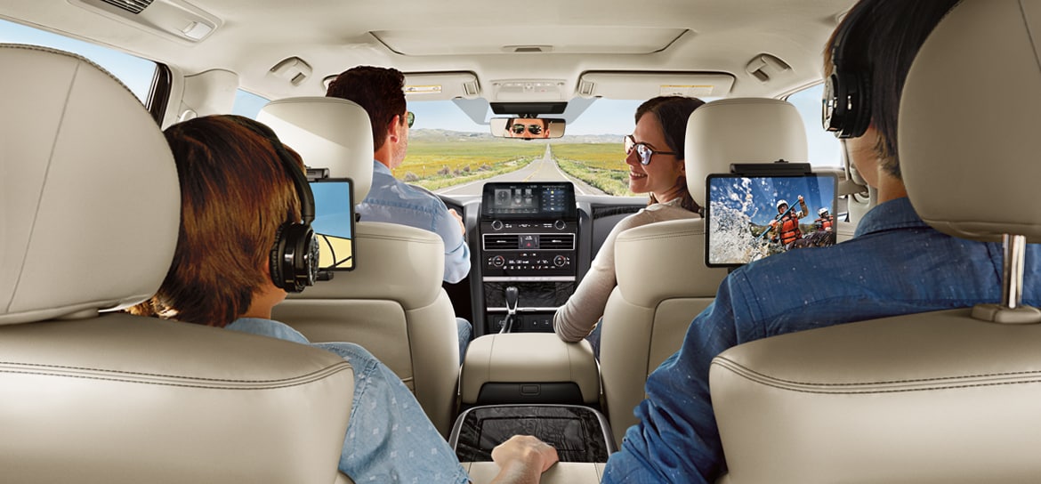 2024 Nissan Armada Front and Back Seats