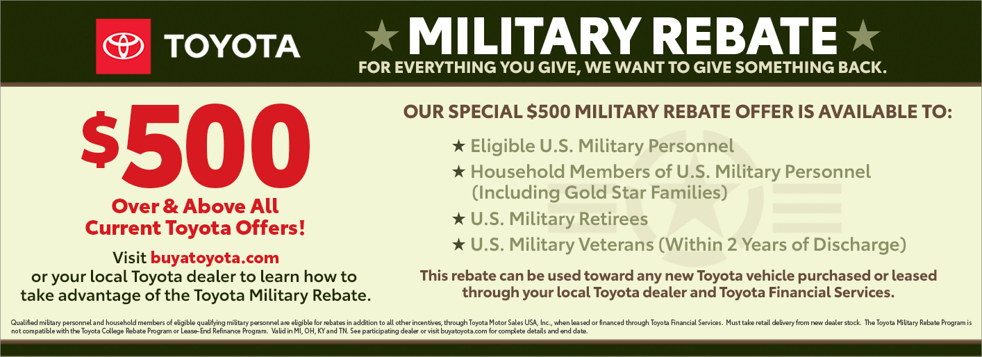 Toyota Lease Deals Chattanooga TN | Cleveland | Incentives | Dalton