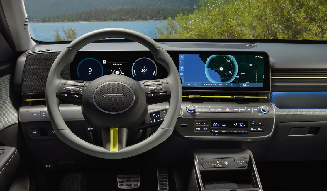 2024 Hyundai KONA Electric Front Interior View