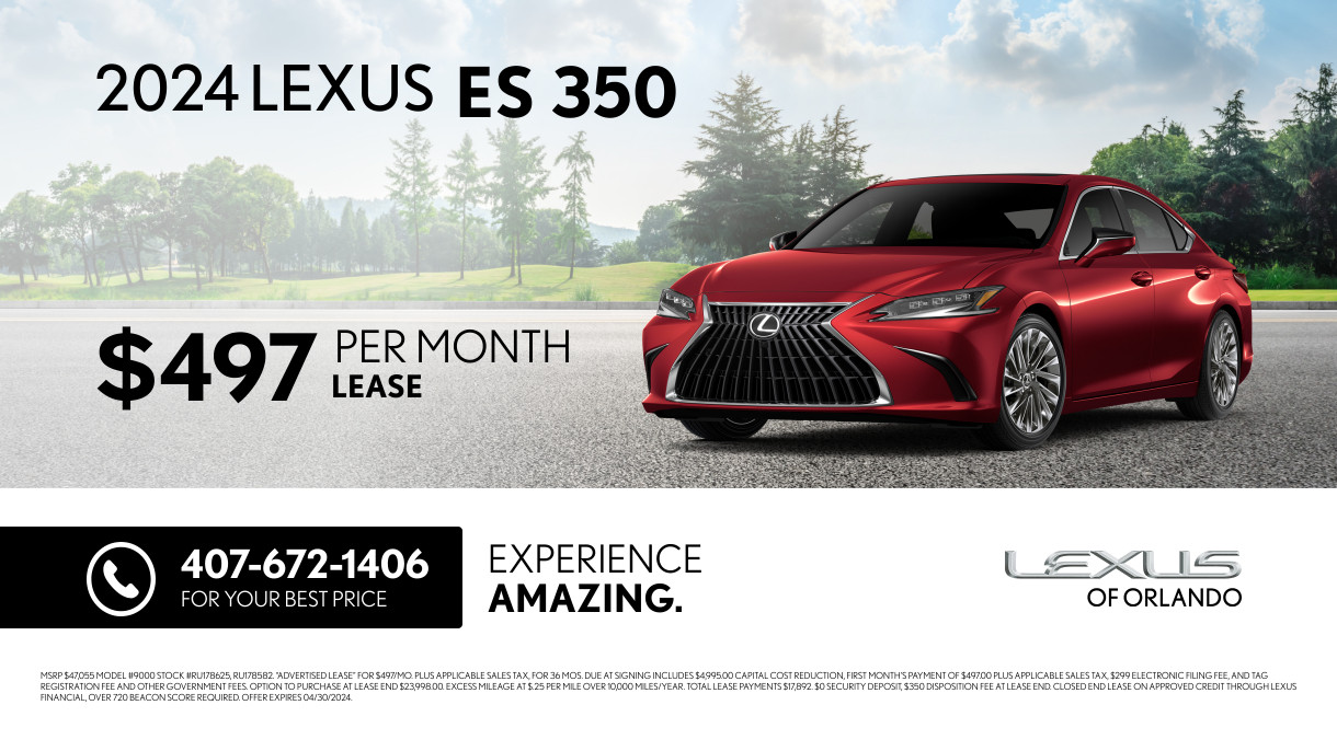 New Vehicle Specials - Lexus of Orlando