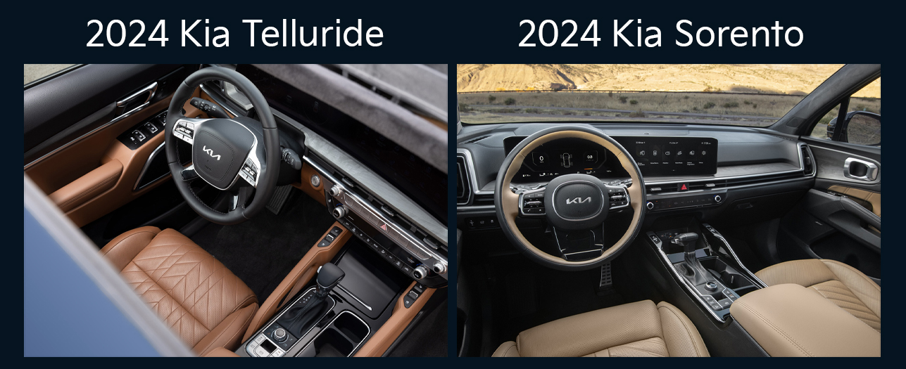 How to Choose Between a 2024 Kia Telluride and a 2024 Kia Sorento in