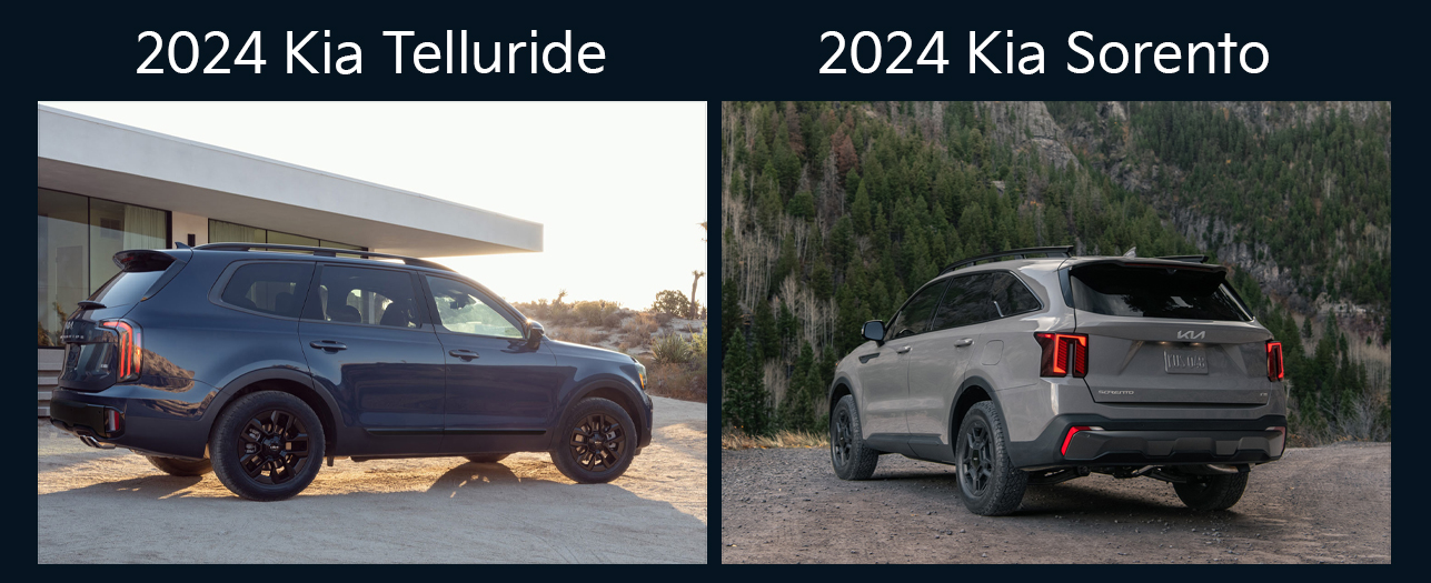 How to Choose Between a 2024 Kia Telluride and a 2024 Kia Sorento in