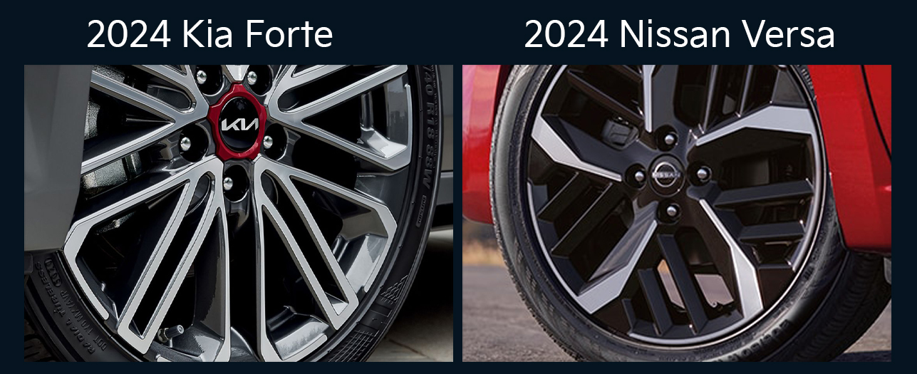 2024 Kia Forte vs the 2024 Nissan Versa