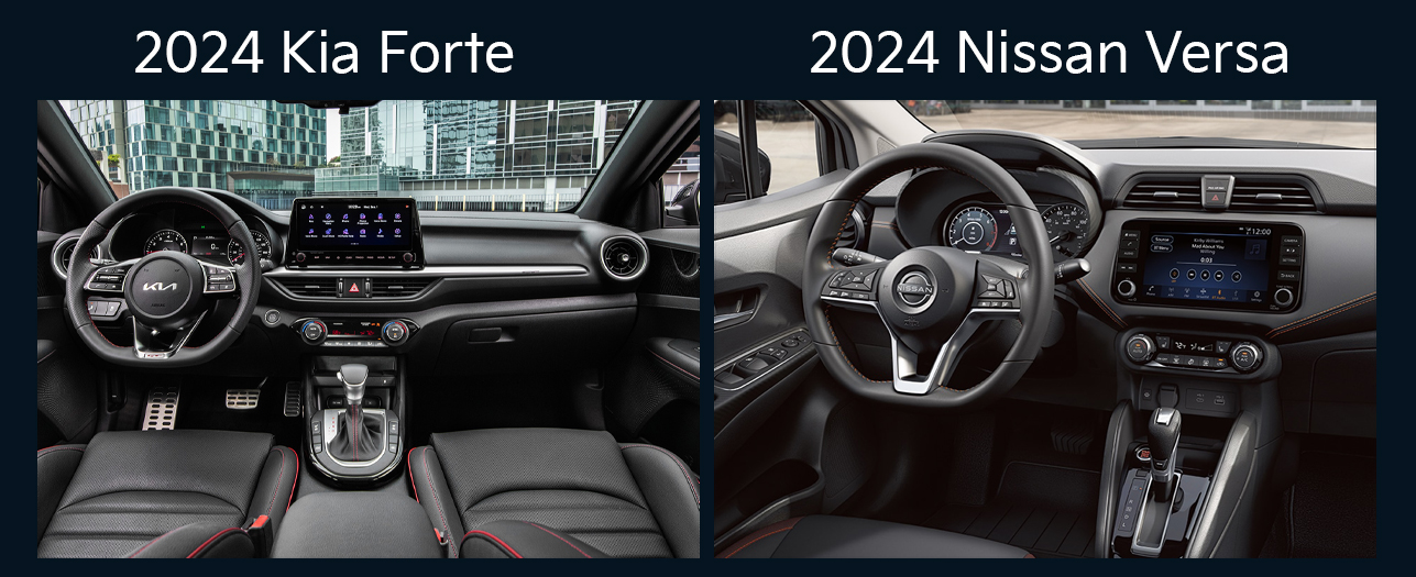 2024 Kia Forte vs the 2024 Nissan Versa