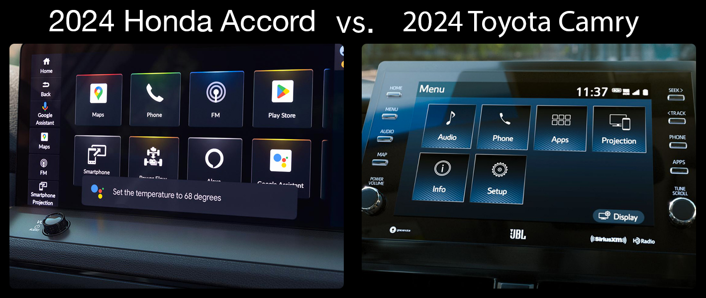 2024 Honda Accord vs The 2024 Toyota Camry