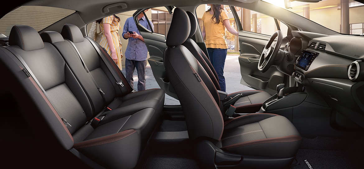 Full Interior View of the 2024 Nissan Versa