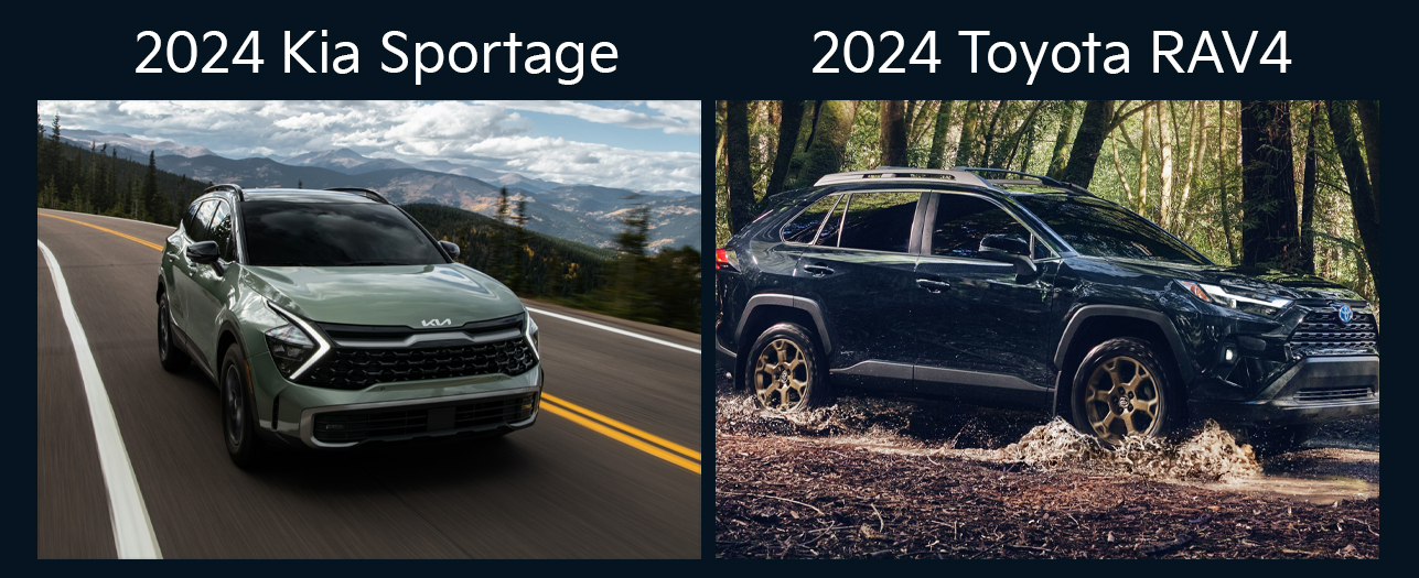 2024 Kia Sportage vs The 2024 Toyota Rave