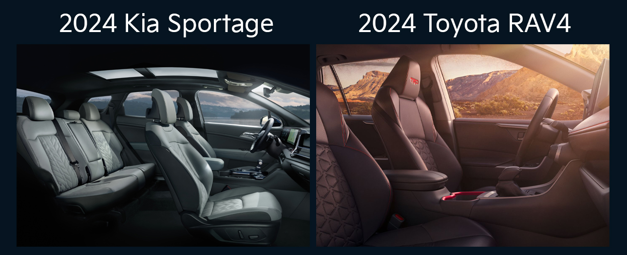 2024 Kia Sportage vs The 2024 Toyota Rave