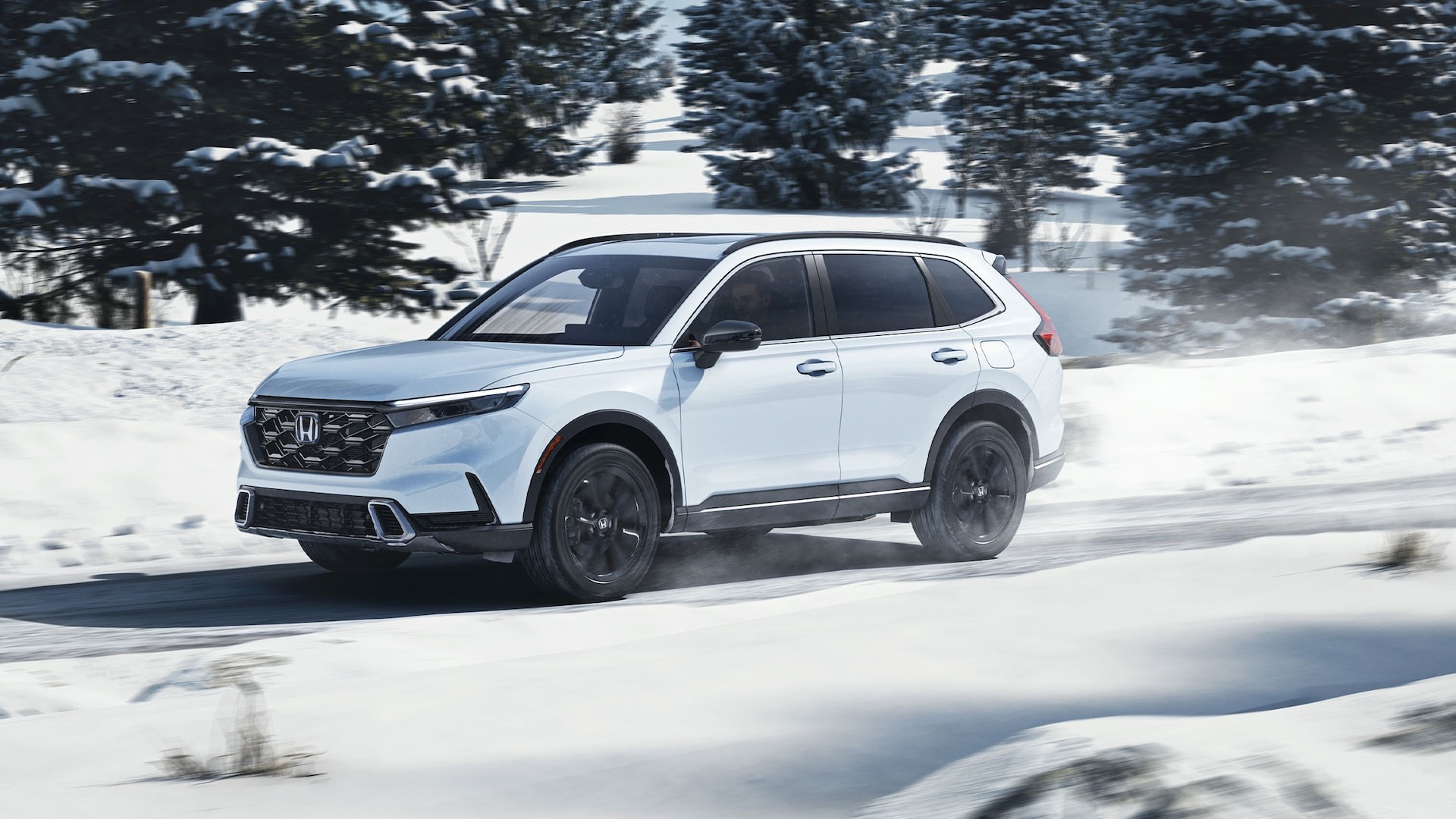 Gracias al modo de manejo Nieve, el Honda CR-V se convierte en el acompañante ideal de tus viajes de esquí.