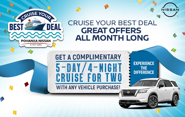 Get a Complimentary 5-Day/4-Night Cruise for Two with Any Vehicle Purchase!
